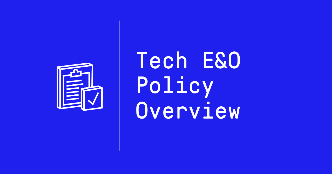 Tech E&O Policy Overview
