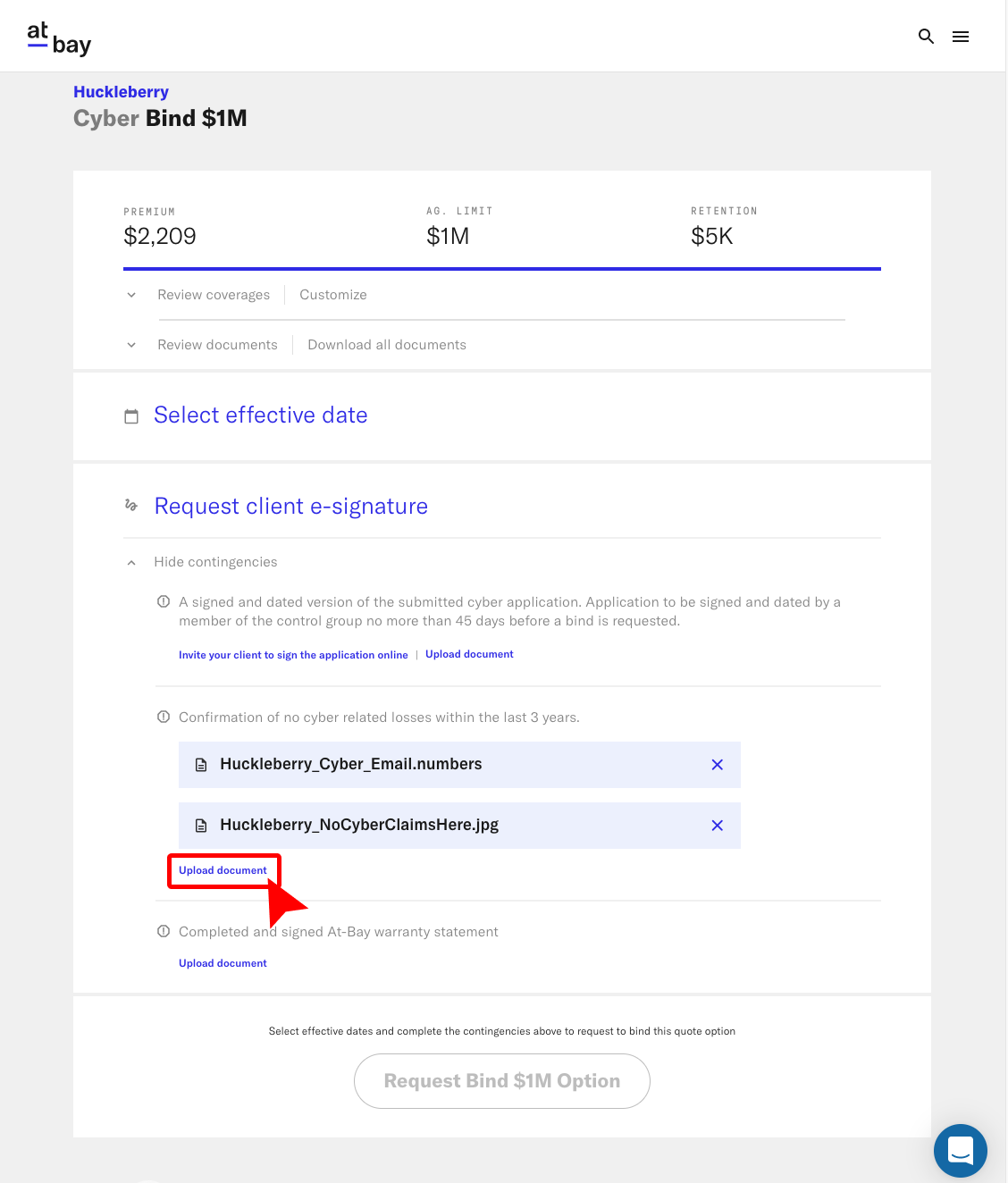 How to Bind a Policy on the Broker Platform AtBay
