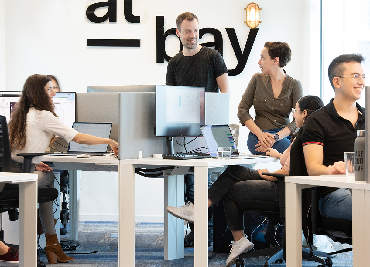 At-Bay employees in Tel Aviv office