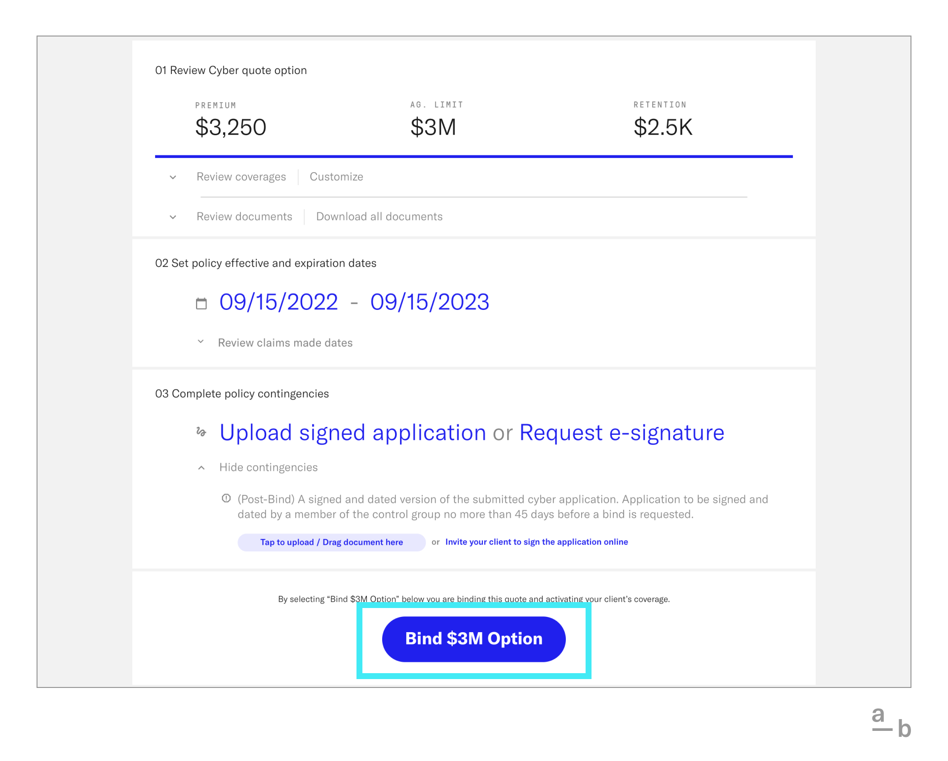 How to Bind a Policy on the Broker Platform AtBay