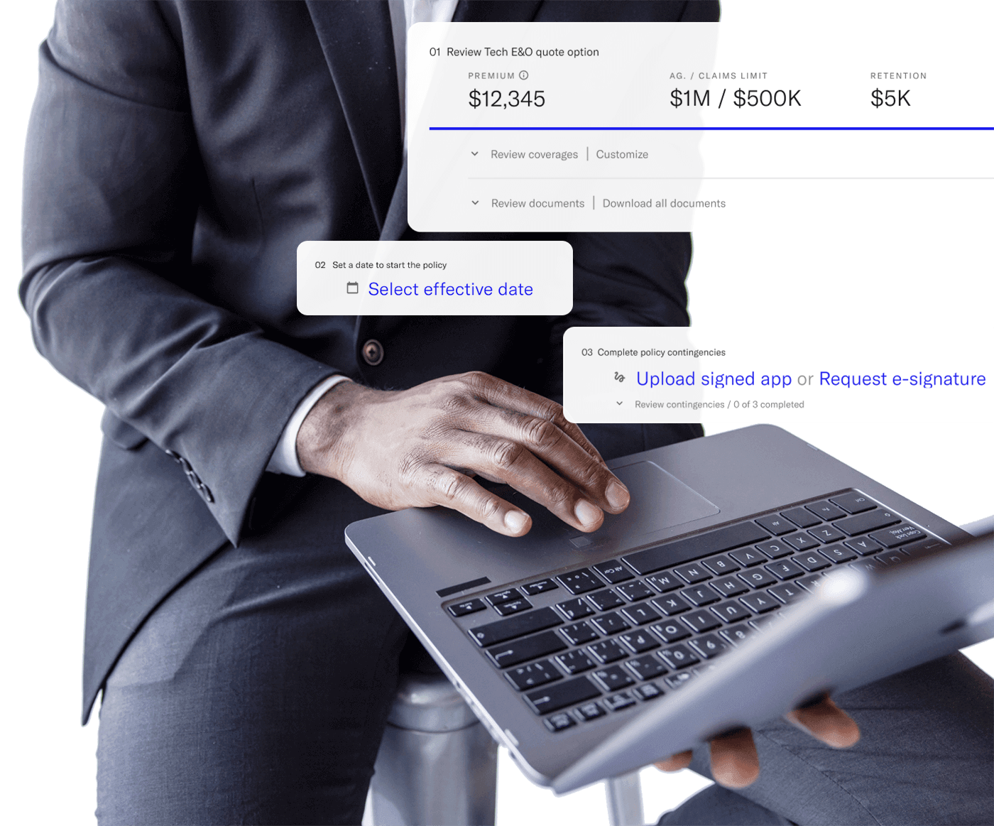 wholesale insurance broker using at-bay broker platform