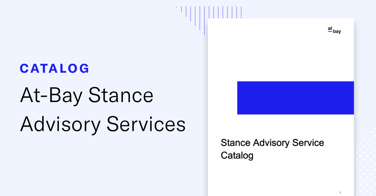 AtBay Stance Advisory Services Catalog