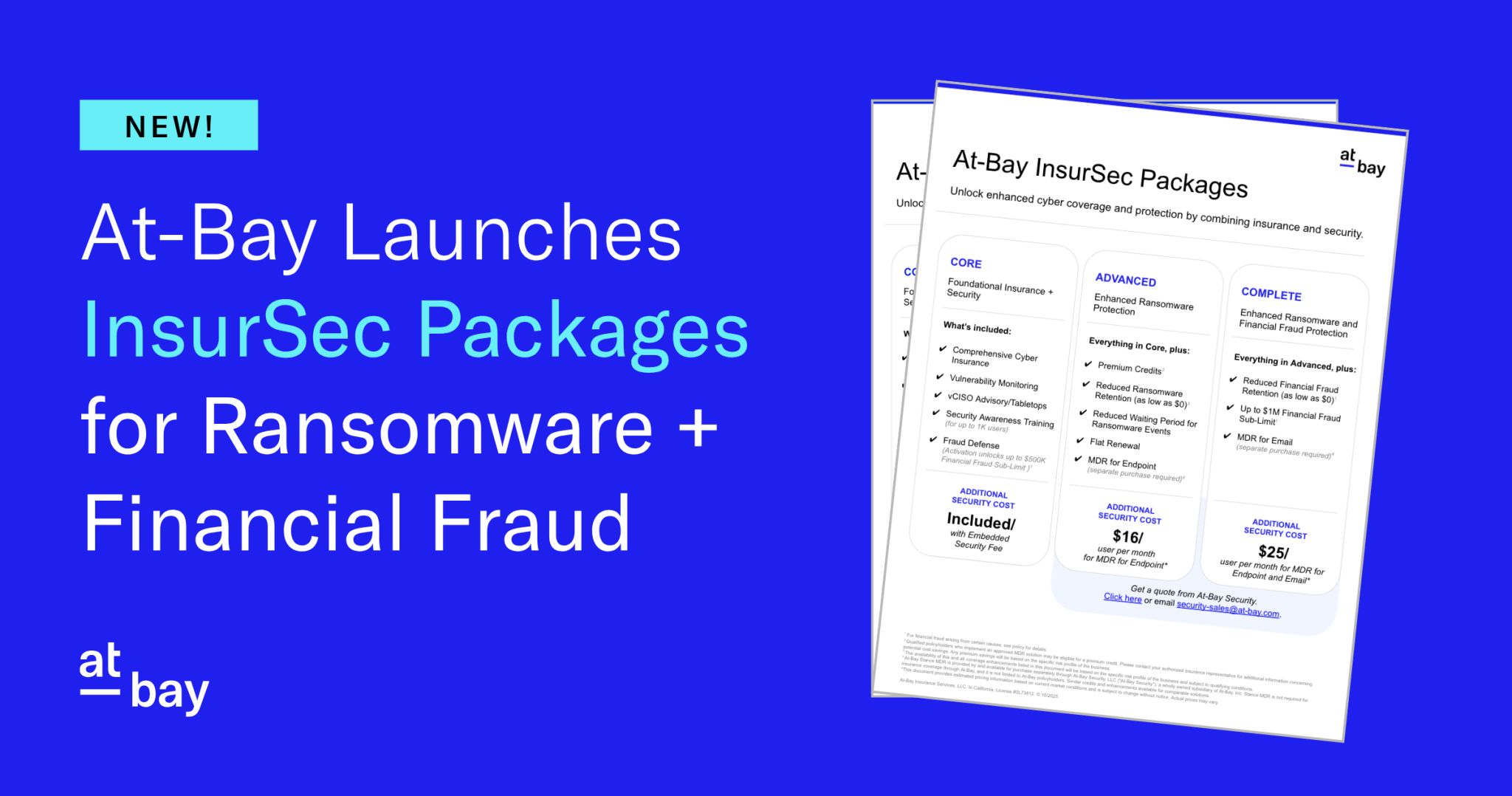 At-Bay Launches Industry-First Solutions that Unlock Crucial Cyber Insurance Coverage for Ransomware and Financial Fraud