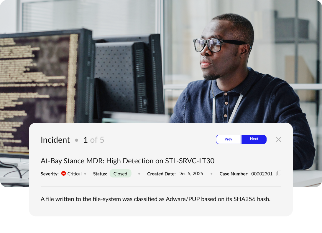 Top-tier technology that detects cyber threats