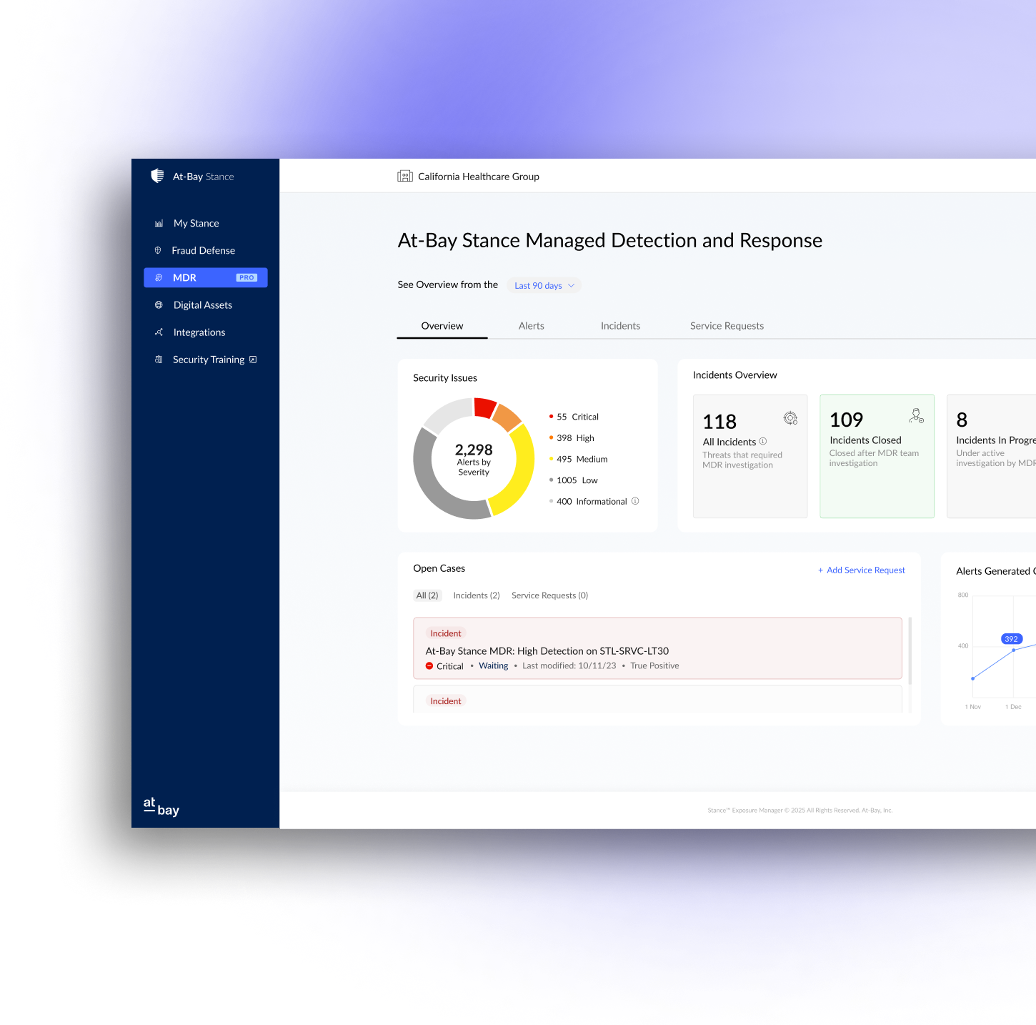 at-bay stance managed detection and response