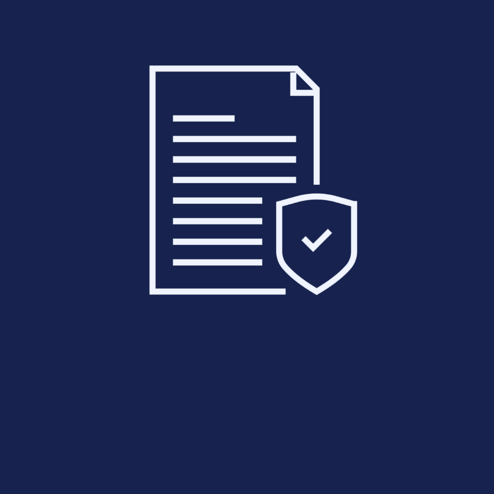Cyber insurance policy renewal icon